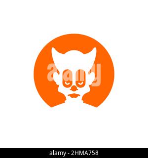 Clown User profile icon. Avatar forum symbol. Placeholder for social networks, forums. Face sign internet online Stock Vector