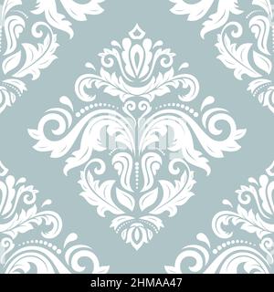 Classic seamless pattern. Traditional orient ornament. Classic vintage  black and white background Stock Illustration