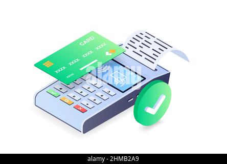 Cashless Payments abstract concept Stock Vector