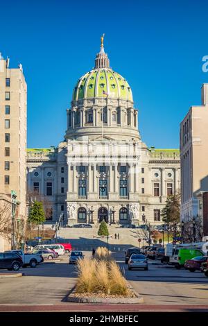 State Capitol Building in Harrisburg Pennsylvania USA Stock Photo