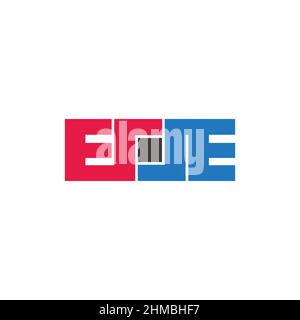 letters erje rj simple geometric line logo vector Stock Vector