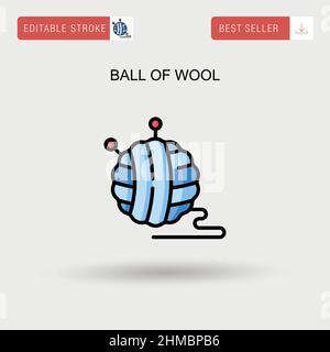 ball of wool icon Stock Vector Image & Art - Alamy