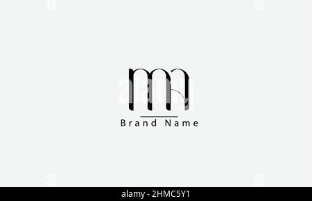 MA AM M A  abstract vector logo monogram template Stock Vector