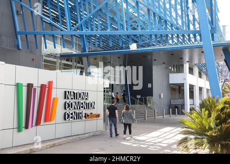 National Convention Centre Canberra, 31 Constitution Ave, Canberra ACT 2601 Stock Photo