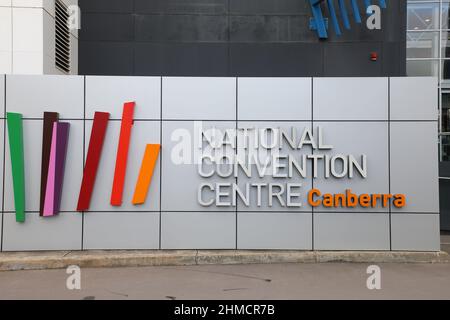 National Convention Centre Canberra, 31 Constitution Ave, Canberra ACT 2601 Stock Photo