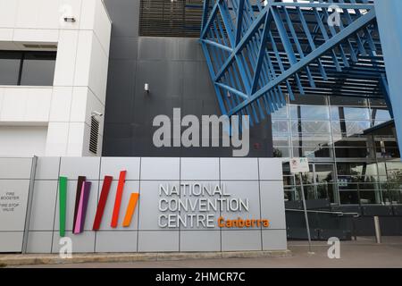 National Convention Centre Canberra, 31 Constitution Ave, Canberra ACT 2601 Stock Photo