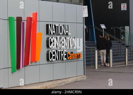 National Convention Centre Canberra, 31 Constitution Ave, Canberra ACT 2601 Stock Photo