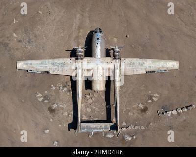 Aerial top down view of military fortification trenches, defensive ...