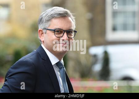 London, UK. 9th Feb, 2022. Magnus Brunner Austrian Finance Minister arrives in Downing Street to visit Rishi Sunak The UK Chancellor of the Exchequer Credit: MARTIN DALTON/Alamy Live News Stock Photo