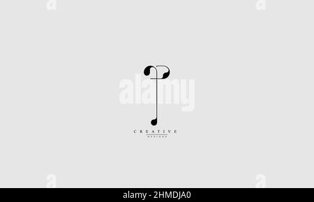 Alphabet letters Initials Monogram logo FP PF F P Stock Vector