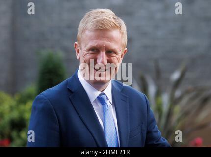 London, UK. 9th Feb, 2022. Oliver Dowden, Conservative Party Chairman in Downing Street Credit: Mark Thomas/Alamy Live News Stock Photo