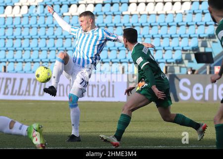 FEDERICO VIVIANI (SPAL) SPAL - PISA CAMPIONATO CALCIO SERIE B 2021-2022 Stock Photo