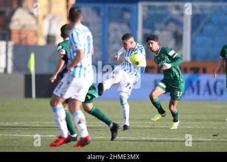 FEDERICO VIVIANI (SPAL) SPAL - PISA CAMPIONATO CALCIO SERIE B 2021-2022 Stock Photo