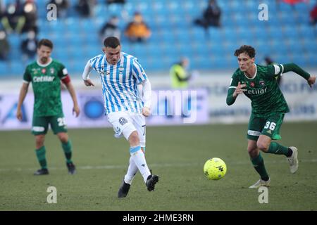 FEDERICO VIVIANI (SPAL) SPAL - PISA CAMPIONATO CALCIO SERIE B 2021-2022 Stock Photo