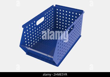 Painted file cabinet for study and work 3d image illustration Stock Photo