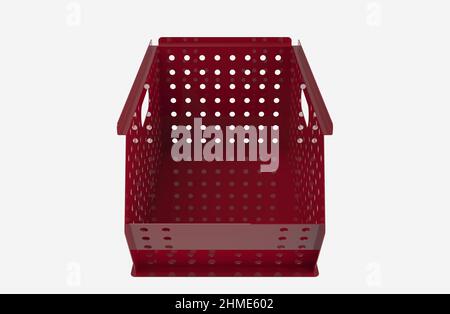 Painted file cabinet for study and work 3d image illustration Stock Photo