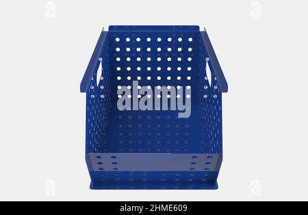Painted file cabinet for study and work 3d image illustration Stock Photo