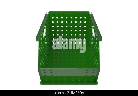 Painted file cabinet for study and work 3d image illustration Stock Photo