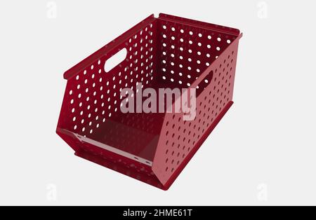 Painted file cabinet for study and work 3d image illustration Stock Photo