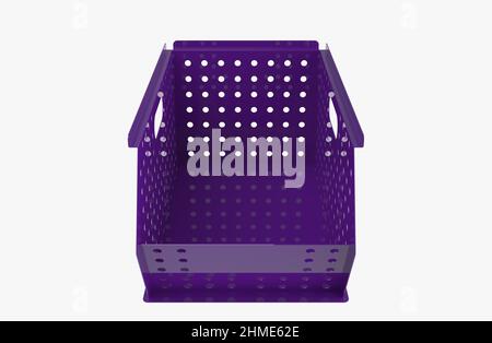 Painted file cabinet for study and work 3d image illustration Stock Photo