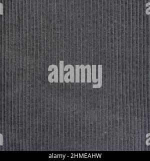 textile square background - textured surface of wide cotton velvet fabric Stock Photo