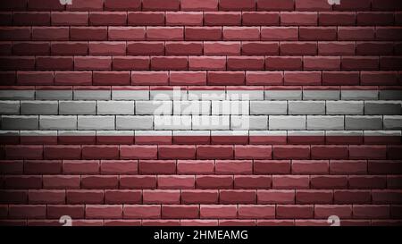 EPS10 Vector Patriotic background with Latvia flag colors. An element of impact for the use you want to make of it. Stock Vector