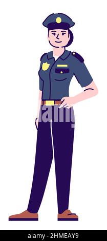 Responding to emergency situations semi flat RGB color vector illustration Stock Vector