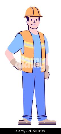 Proving cleanliness and maintenance semi flat RGB color vector illustration Stock Vector