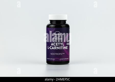 mrm nutrition acetyl l carnitine close-up of l-carnitine pills. dietary concept. dietary supplement topview Stock Photo ACETIL L-CARNITINA 500 mg Diet_Kosher Menge:5 STÜCK
