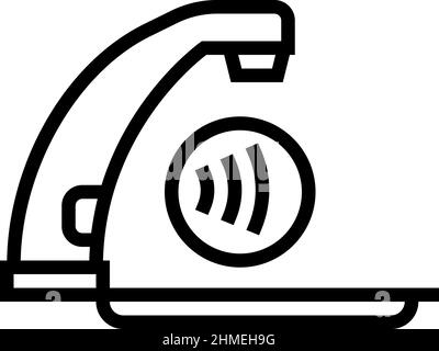 faucet contactless line icon vector illustration Stock Vector Image ...
