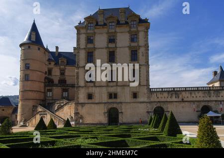 Vizille, Vizille castle, château Lesdiguières , Isere , Rhone Alpes, Auvergne, France, Europe Stock Photo