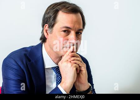Belgian Prime Minister Alexander De Croo | Le premier ministre Alexander De Croo Stock Photo