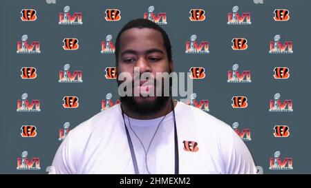 Cincinnati Bengals defensive tackle BJ Hill (92) during an NFL football  game against the New Orleans Saints, Sunday, Oct. 16, 2022, in New Orleans.  (AP Photo/Tyler Kaufman Stock Photo - Alamy