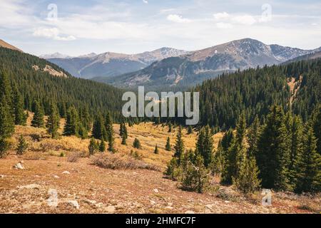 Landscape in the Collegiate Wilderness, Colorado Stock Photo