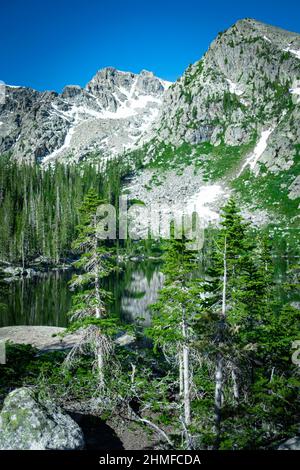 Sopris Lake in Colorado, USA Stock Photo