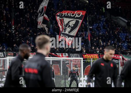 Coppa Italia match between AC Milan vs SS Lazio on February 09, 2022 at the Giuseppe Meazza stadium in Milano, Italy Stock Photo