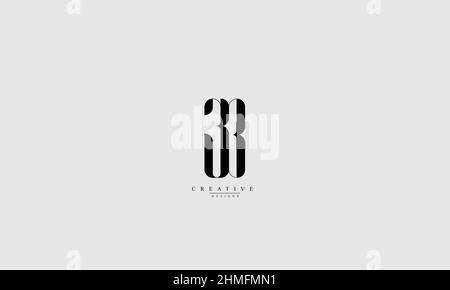 Alphabet letters Initials Monogram logo ZB BZ Z B Stock Vector
