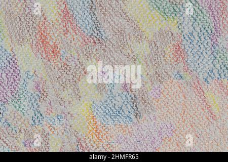 Abstract color pencil draw on paper background. Stock Photo