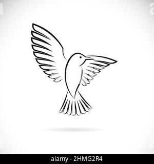 Vector of bird design on white background. Easy editable layered vector illustration. Wild Animals. Stock Vector