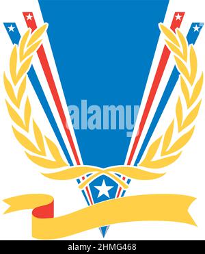Stars and Triangles Banner Cluster Vector Background Stock Vector