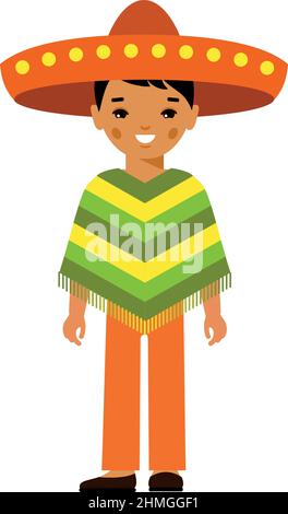 mexican man character with culture icons Stock Vector Image & Art - Alamy
