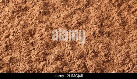 Cocoa powder background Stock Photo