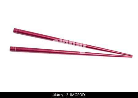 Chopsticks isolated on white background Stock Photo