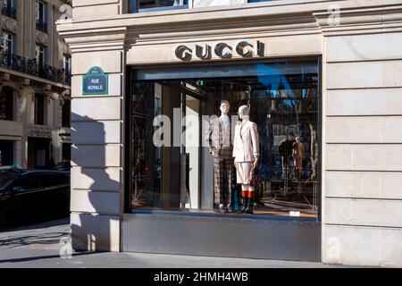 Kering Luxury goods company logo seen displayed on a smart phone. Kering  S.A. is an international luxury group based in Paris, France. It owns  luxury goods brands, including Gucci, Yves Saint Laurent