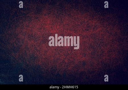 Texture, background from genuine red leather with vignette Stock Photo