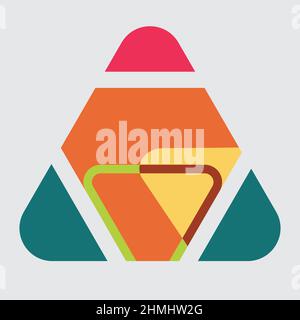 Modern logo design, vector business logo for companies, unique and stylish logo illustration Stock Vector