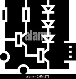 Venn diagram black glyph icon Stock Vector Image & Art - Alamy
