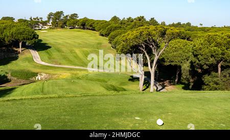 Vale do Lobo - Golf - Algarve - Fairway hole 12 Stock Photo