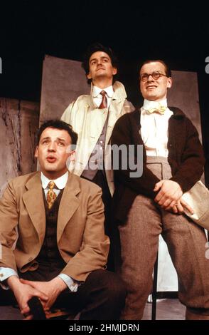 in ARTIST DESCENDING A STAIRCASE by Tom Stoppard at the King's Head Theatre Club, London N1  02/08/1988  set design: Martin Chitty  costumes: Tim Heywood  director: Tim Luscombe Stock Photo