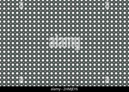 Dark grey rubber door floor mat seamless pattern. Dark entrance carpet surface texture. Non slip safety pad for car, office, house, shop for dirt or s Stock Vector